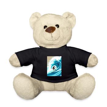 Brandungsrohr - Teddy - Schwarz - Vorne