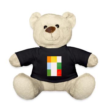 Muster der Würfelfarben - Teddy - Schwarz - Vorne