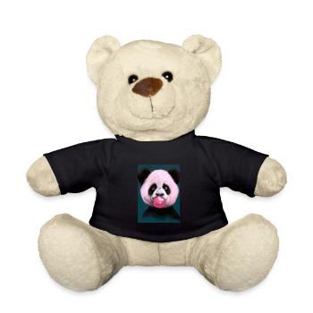 Kaugummi-Panda - Teddy - Schwarz - Vorne