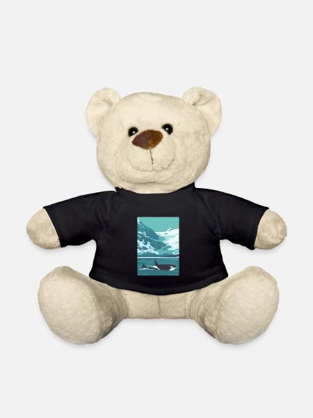 Familie der Wale - Teddy - Schwarz