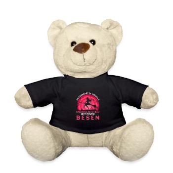Böse alte Frau - Teddy - Schwarz - Vorne