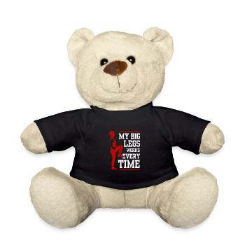 Fitness Leg Day Workout Gym - Nounours - noir - Devant
