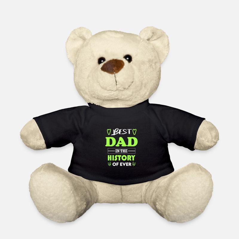 Best Dad Bester Papa for Ever für immer - Teddy - Schwarz