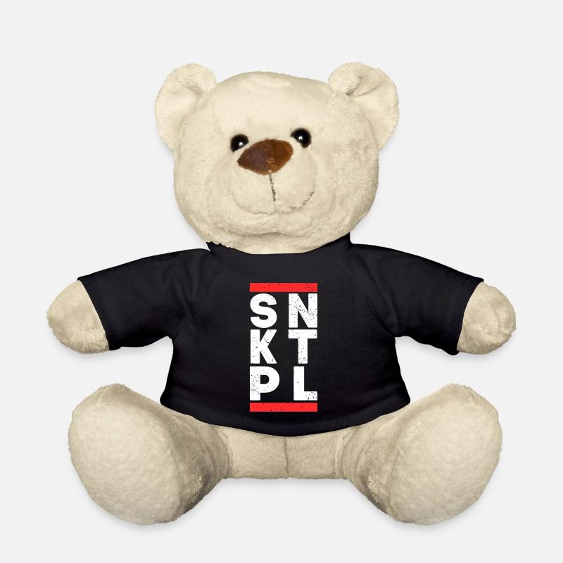 SNKTPL Berlin St. Pauli Sankt Pauli Geschenk - Teddy - Schwarz