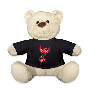 Phoenix Gift Fantasy Idée Cadeau Feu - Nounours - noir - Devant