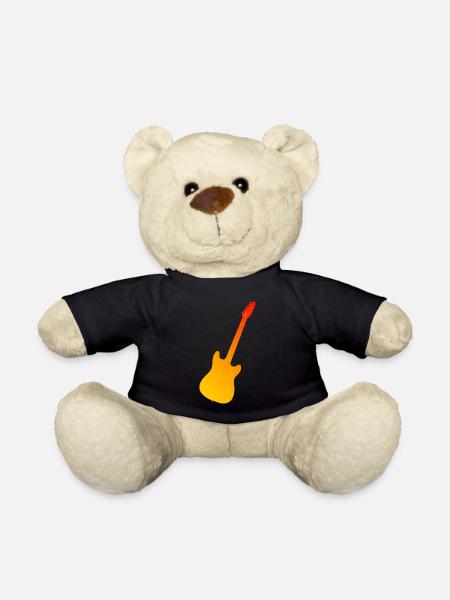 Guitare Guitare Guitare Guitare Femme Guitare Joue - Nounours - noir