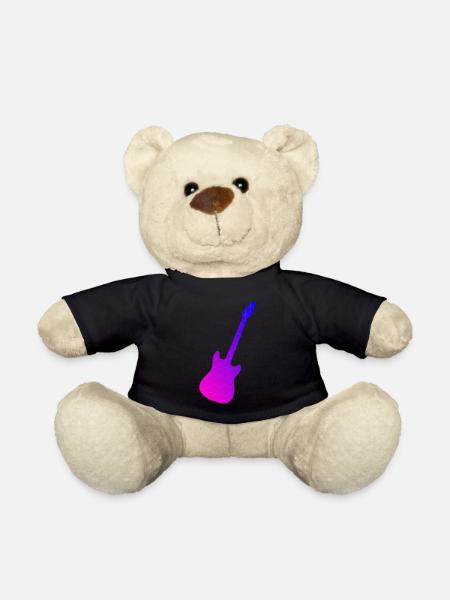 Guitariste Guitariste Hommes Guitariste Femmes - Nounours - noir