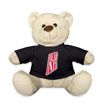 old AF Text Logo - Teddy - Schwarz - Vorne