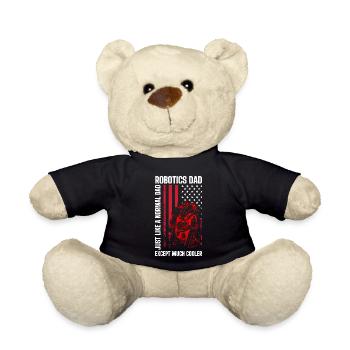 Machine Mechanic Engineer Technician - Teddy Bear - black - Front