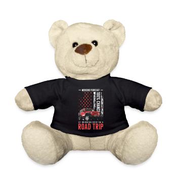 Road trip camping New world car - Teddy Bear - black - Front