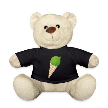 Glace au citron vert Glace d’été Citron Fruit Vacances - Nounours - noir - Devant