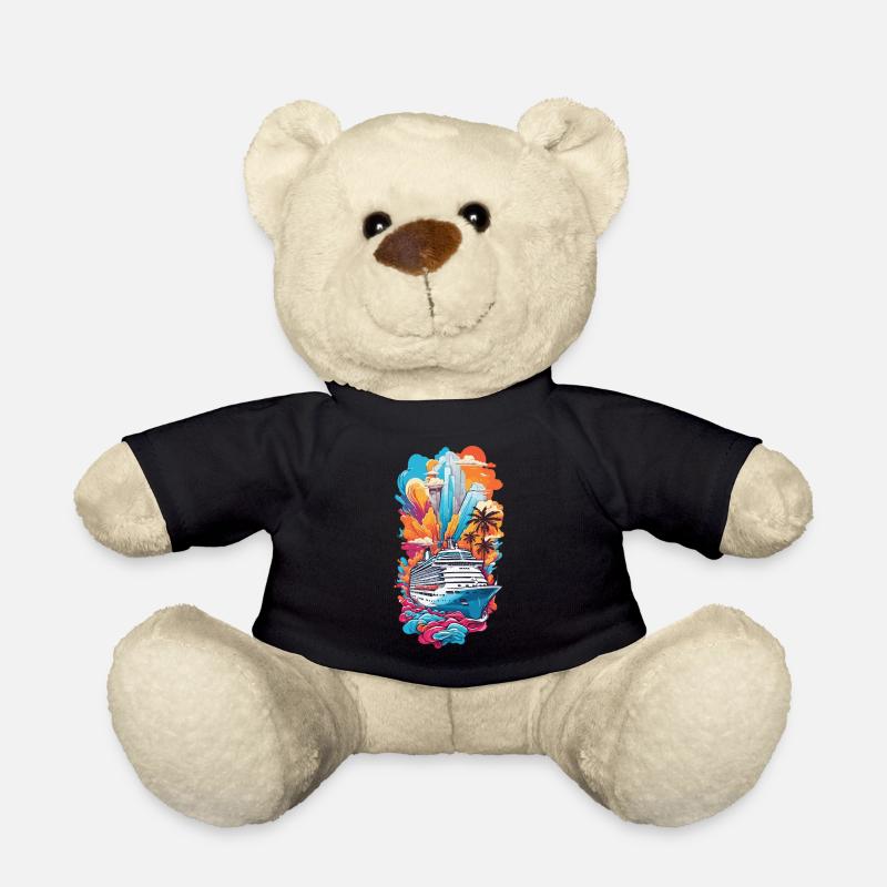 Kreuzfahrt Traum Meer & Luxus Schifffahrt - Teddy - Schwarz
