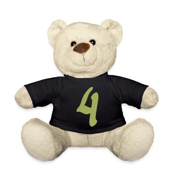 4 - Teddy Bear - black - Front
