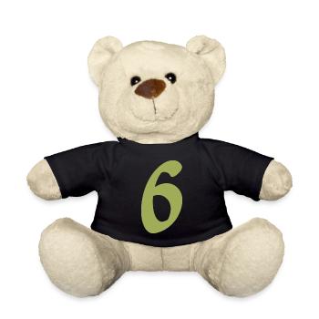 6 - Teddy Bear - black - Front