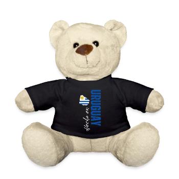 Hergestellt in Uruguay, vertikales Design - Teddy - Schwarz - Vorne