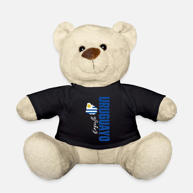 Uruguayischer Stolz, vertikales Design - Teddy - Schwarz