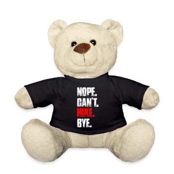 Nope can't hike bye Wandern Berge Bergsteigen - Teddy - Schwarz - Vorne