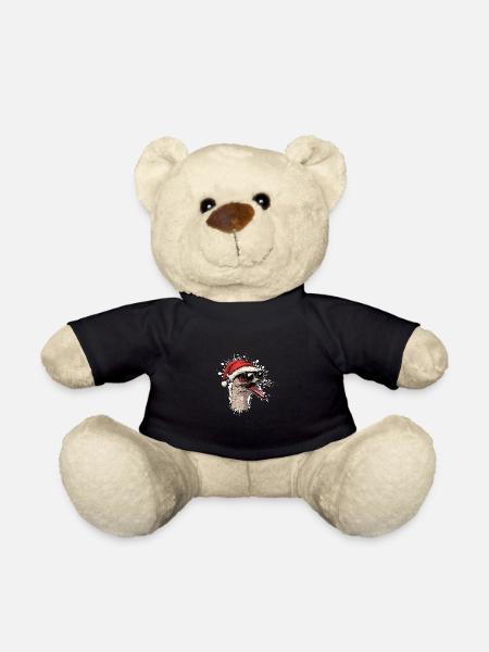 Strauß Weihnachten Lustig - Teddy - Schwarz