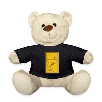 Fibonacci Junst Geometrie Schule Mathe Lehrer - Teddy - Schwarz - Vorne