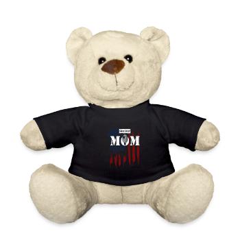 Military Mom - Veteran - Teddy - Schwarz - Vorne
