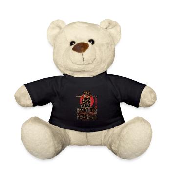Hattori Hanzo Schwert und Japan Sushi Geschenk - Teddy - Schwarz - Vorne