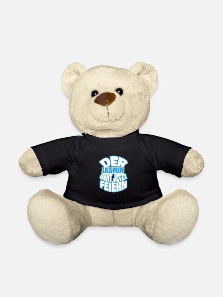 Der jasmin geht jetzt feiern - Teddy - Schwarz