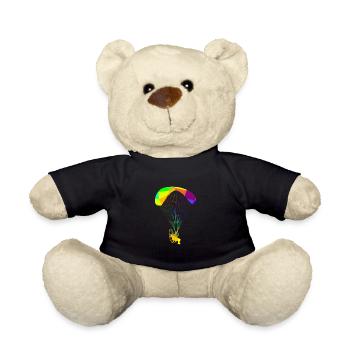 Motorized Paraglider Paraglider Rainbow - Teddy Bear - black - Front