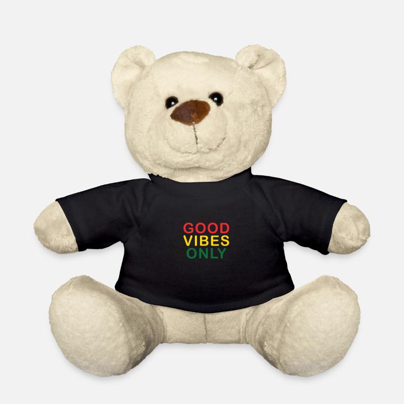 Good Vibes Only Rasta Reggae Roots - Nounours - noir