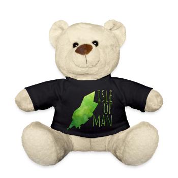 isle of man - Teddy Bear - black - Front