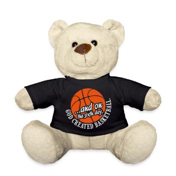 God created basketball - Teddy - Schwarz - Vorne