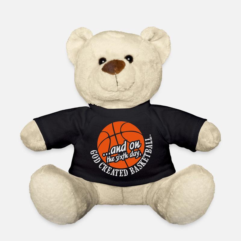 Dieu a créé le basket-ball - Nounours - noir