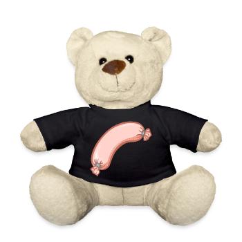 Wurst,esse,würstchen - Teddy - Schwarz - Vorne