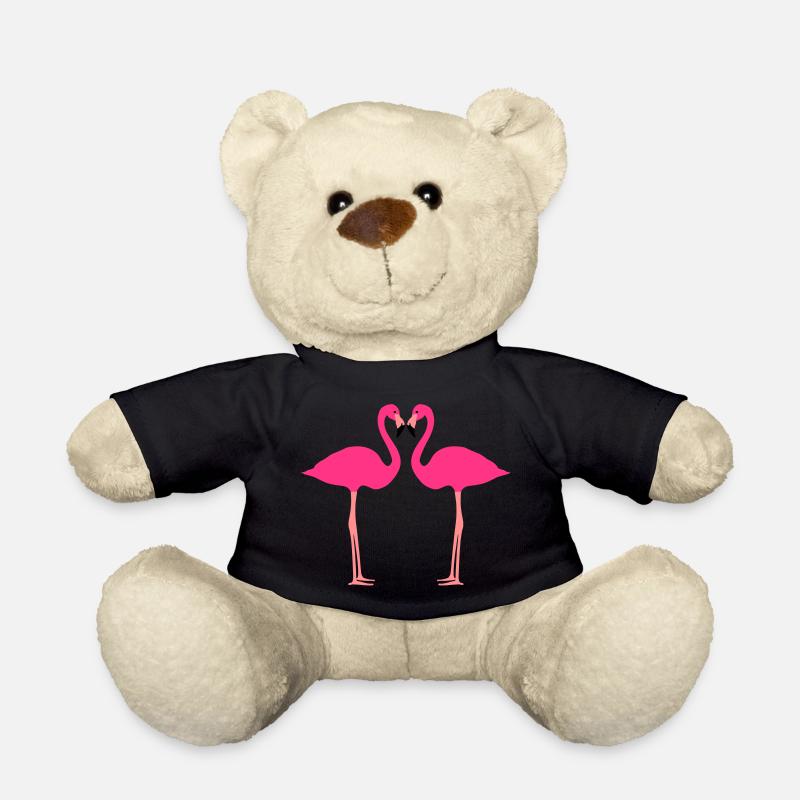 flamants roses - Nounours - noir