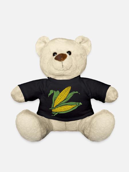 Grain graphic Yellow-green - Teddy Bear - black