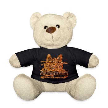 Cute, cute I´m so cute! - Teddy - Schwarz - Vorne