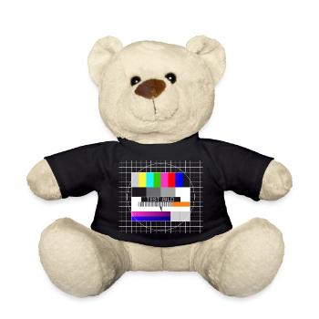 Fernseh-Testbild Big Bang Mac Display Screenshot - Teddy - Schwarz - Vorne