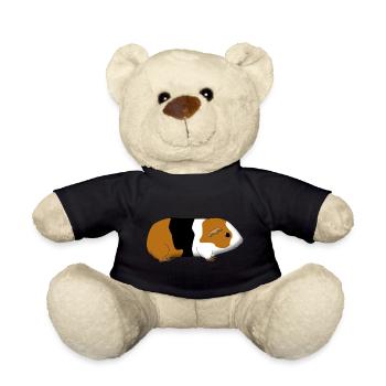 guinea pig - Teddy Bear - black - Front