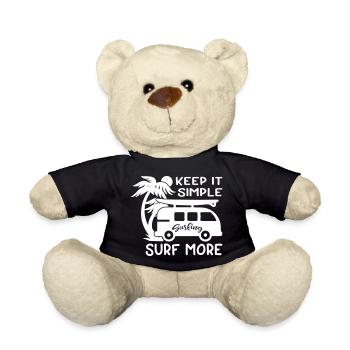 Keep It Simple Surf More - Teddy - Schwarz - Vorne