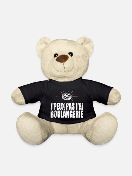 J'peux pas j'ai boulangerie - Nounours - noir