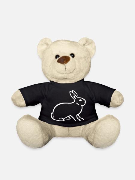 Hase - Teddy - Schwarz