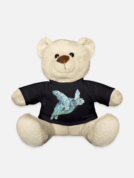 tortue marine - Nounours - noir