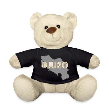 Balkan Yugoslavia Nostalgie Geschenkidee - Teddy - Schwarz - Vorne