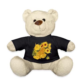 Vincent van Gogh Sunflowers Sweatshirt épais Gogh - Nounours - noir - Devant
