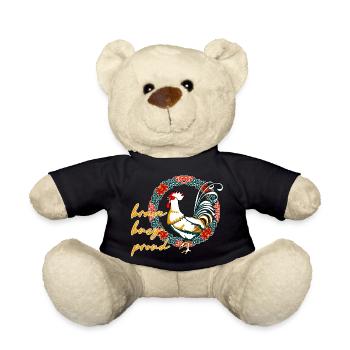 Coq - Nounours - noir - Devant
