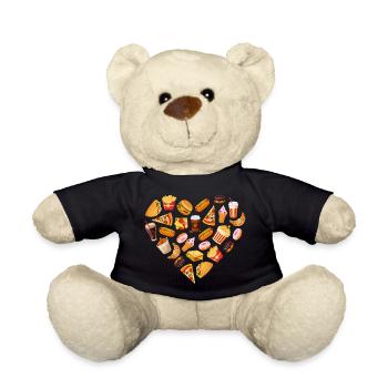 FastFood Love - Nounours - noir - Devant