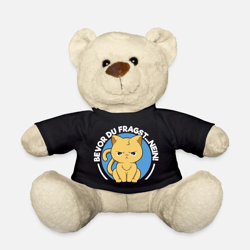Bevor du fragst Nein - Teddy - Schwarz