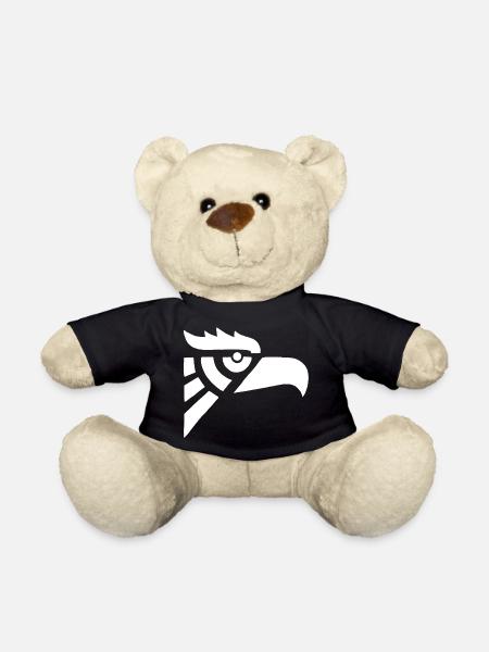 Adlerkopf weiß aztekisch - Teddy - Schwarz