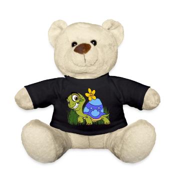 Turtle Kavalier - Teddy Bear - black - Front