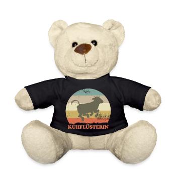 Kuhflüsterin Landwirtin Viehwirtin Bäuerin - Teddy - Schwarz - Vorne