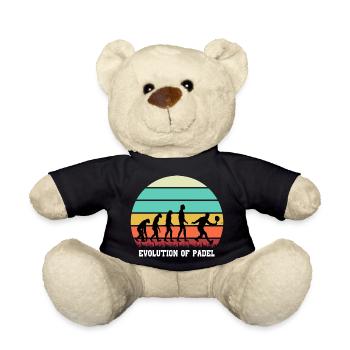 Evolution Padel Design for all paddle - Teddy Bear - black - Front